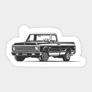 Chevy c10 1972 Sticker